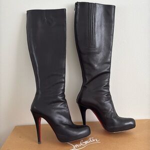 Christian Louboutin Tall Black Boots 36